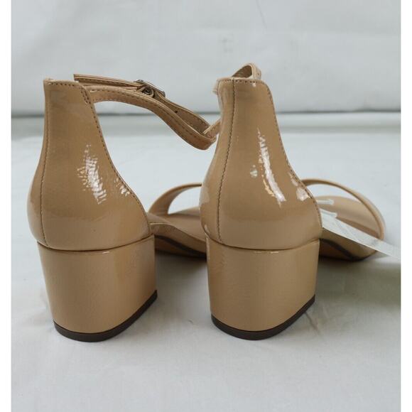 Women's Size 6 Nola One Strap Slip On Slide Heeled Sandals, Blush Rose - Picture 4 of 8